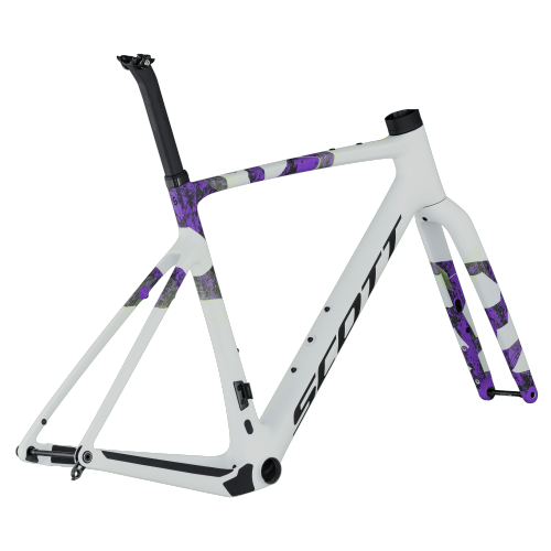 ADDICT GRAVEL RC 車架組 [紫鑽白]極紫白